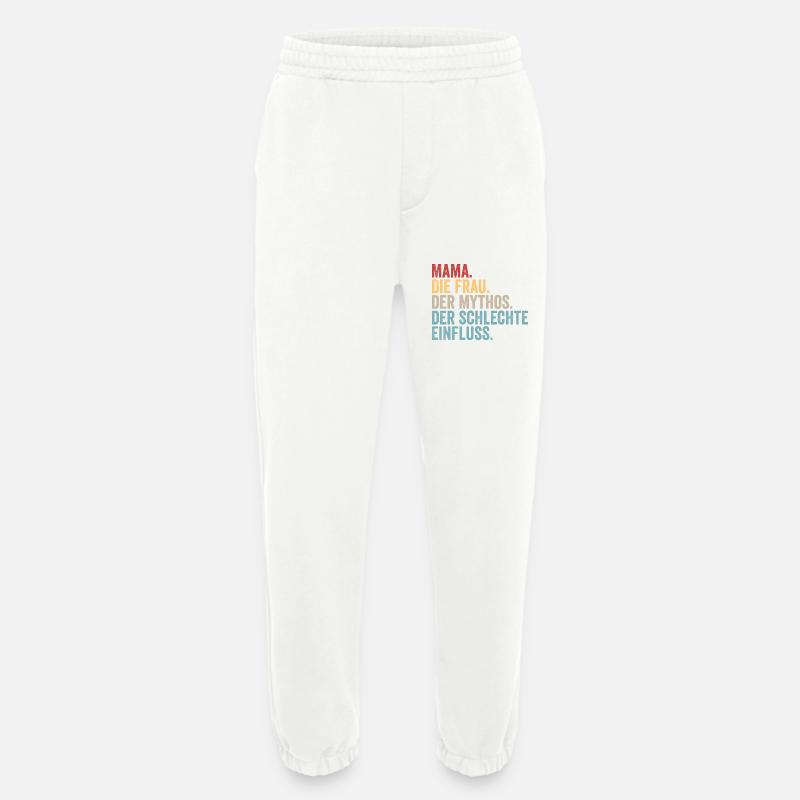 Mutter Mama - Heavyweight Jogginghose - made by SPREAD  - OFF WHITE