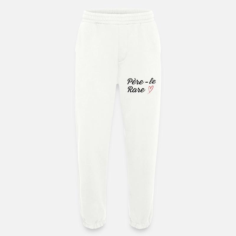 Seltene Perle Papa - Papa Geschenkidee - Heavyweight Jogginghose - made by SPREAD  - OFF WHITE