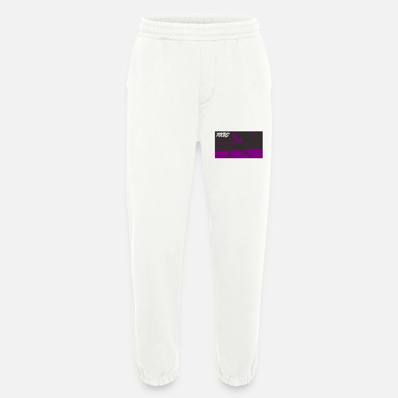 FOCUS_violet - Heavyweight Jogginghose - made by SPREAD  - OFF WHITE