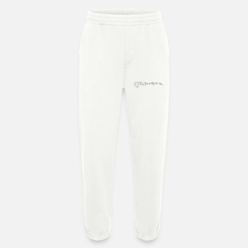 v75504-churfirsten3d-gross - Heavyweight Jogginghose - made by SPREAD  - OFF WHITE