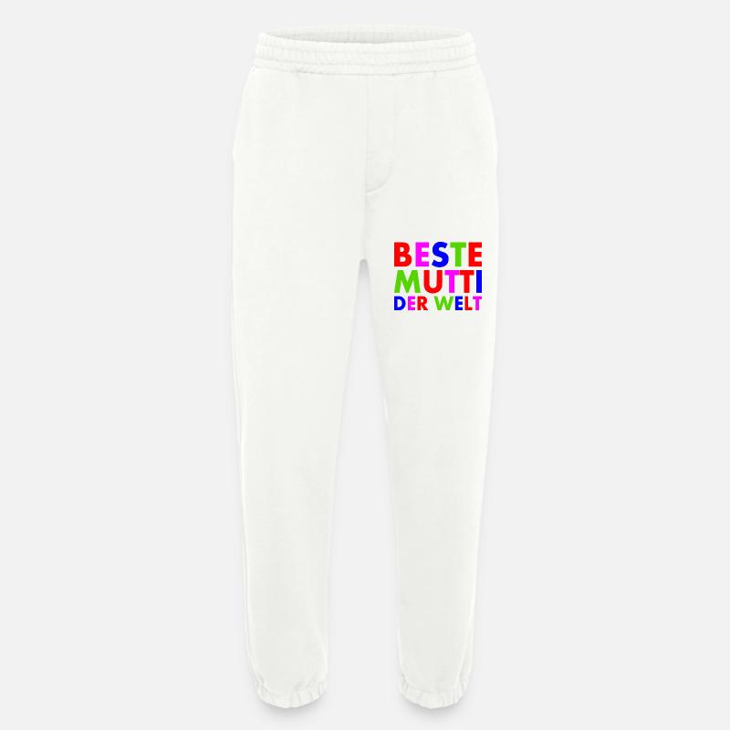 Beste mutti der welt - Heavyweight Jogginghose - made by SPREAD  - OFF WHITE