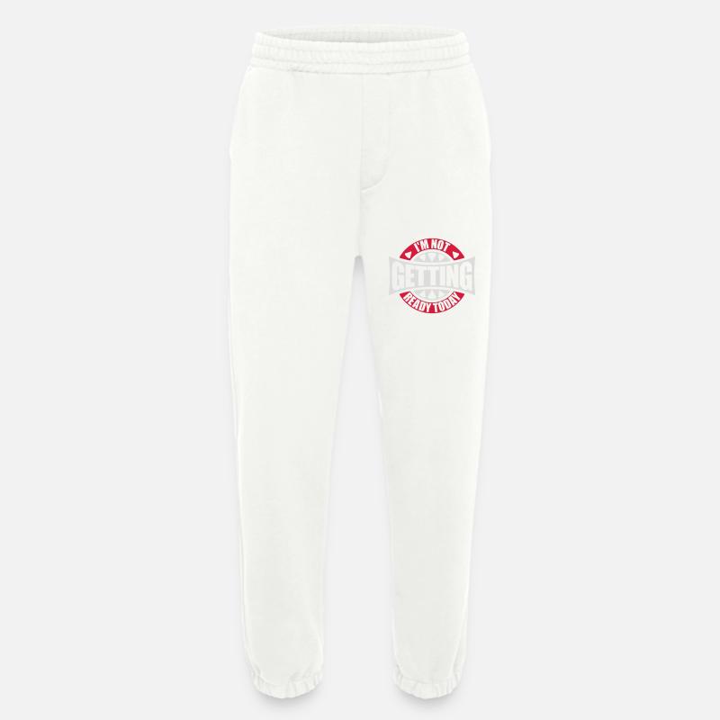 not getting ready today - Heavyweight Jogginghose - made by SPREAD  - OFF WHITE