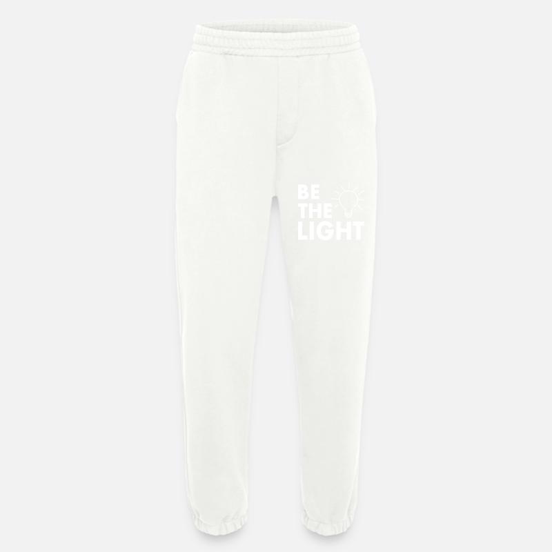 Be the light - Heavyweight Jogginghose - made by SPREAD - OFF WHITE
