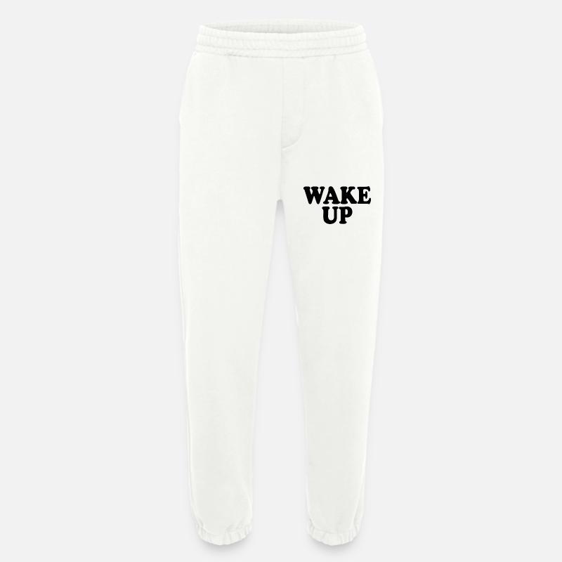 Wake up - Heavyweight Jogginghose - made by SPREAD  - OFF WHITE