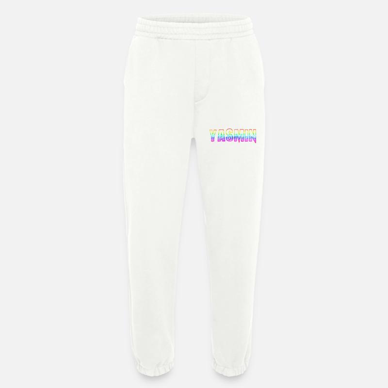 yasmin rs regenbogen - Heavyweight Jogginghose - made by SPREAD  - OFF WHITE