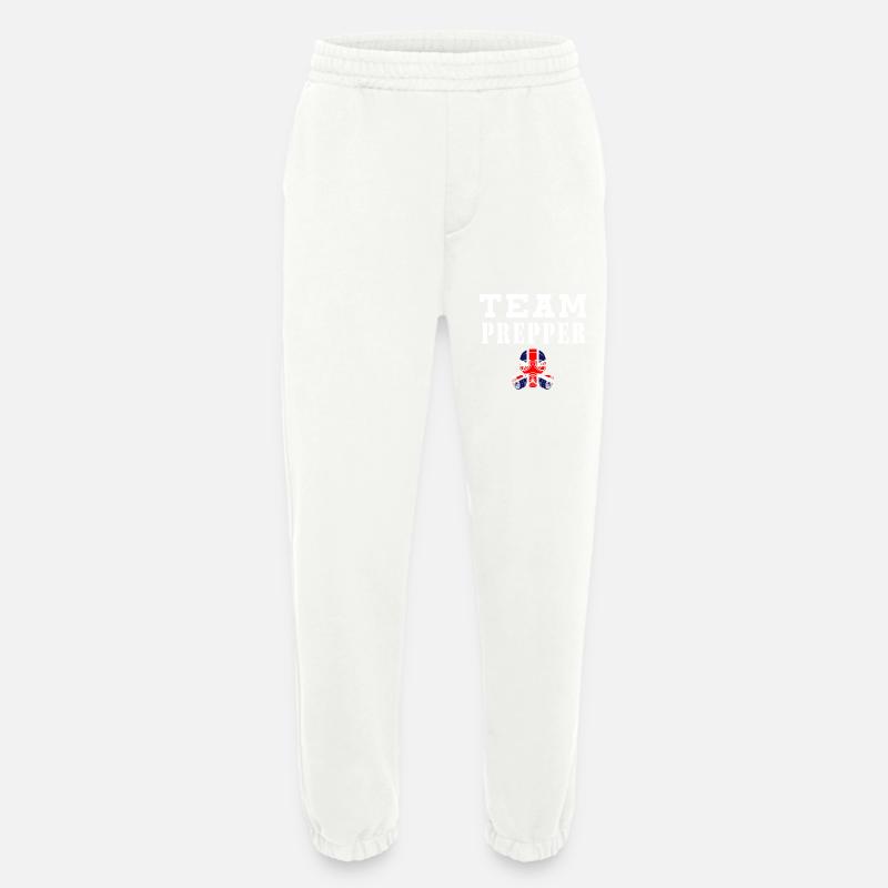Team Prepper - Heavyweight Jogging Pants - made by SPREAD - OFF WHITE