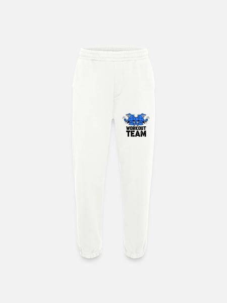 Shark Hai Bodybuilding Workout - Heavyweight Jogging Pants - made by SPREAD  - OFF WHITE