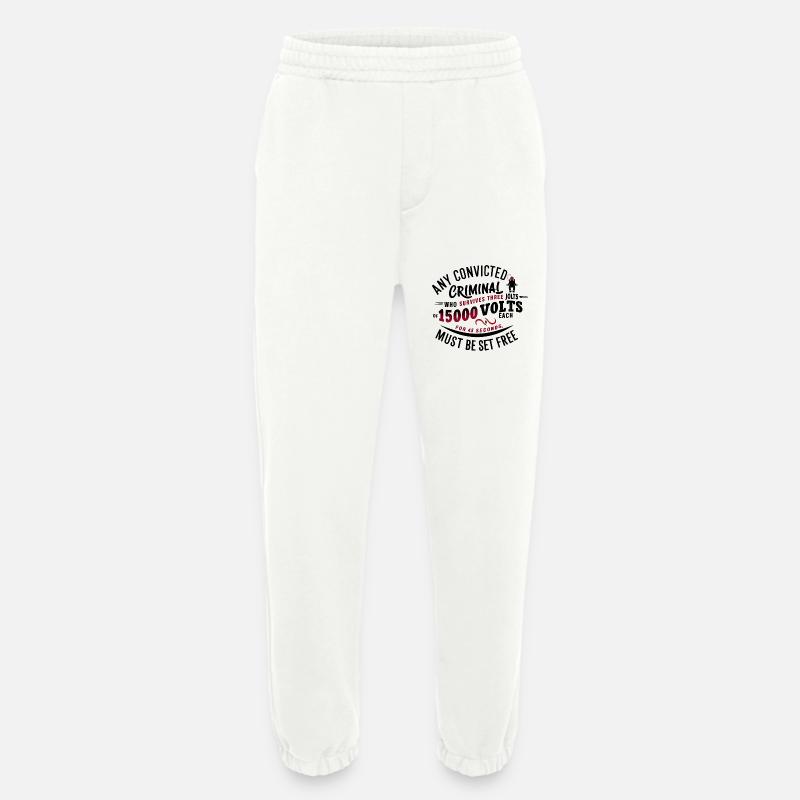 Electric Justice: Freiheit oder Schicksal? - Heavyweight Jogginghose - made by SPREAD  - OFF WHITE