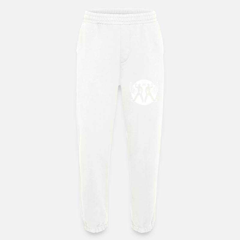 Drinking Bier Silhouette - Heavyweight Jogginghose - made by SPREAD  - OFF WHITE