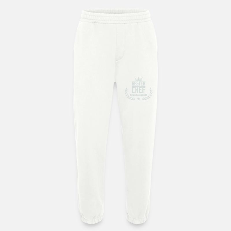 bester chef der welt - Heavyweight Jogginghose - made by SPREAD  - OFF WHITE