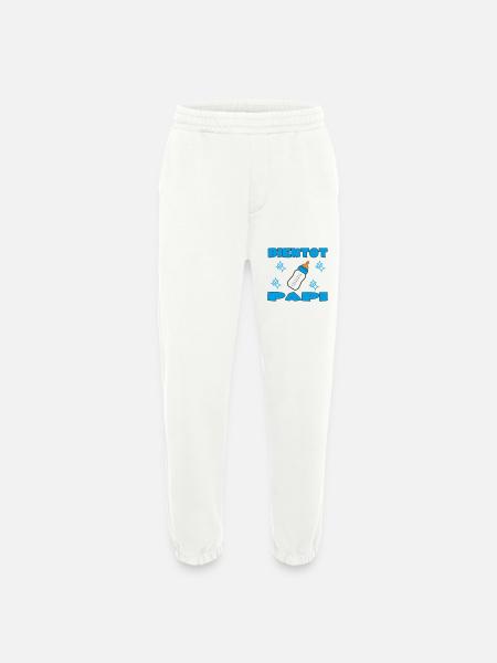BIENTOT PAPI - Pantalon de jogging bio épais fabriqué en UE - OFF WHITE