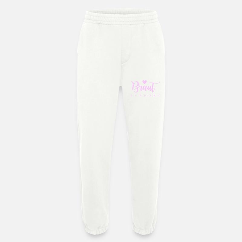 Bride Support - Heavyweight Jogging Pants - made by SPREAD  - OFF WHITE