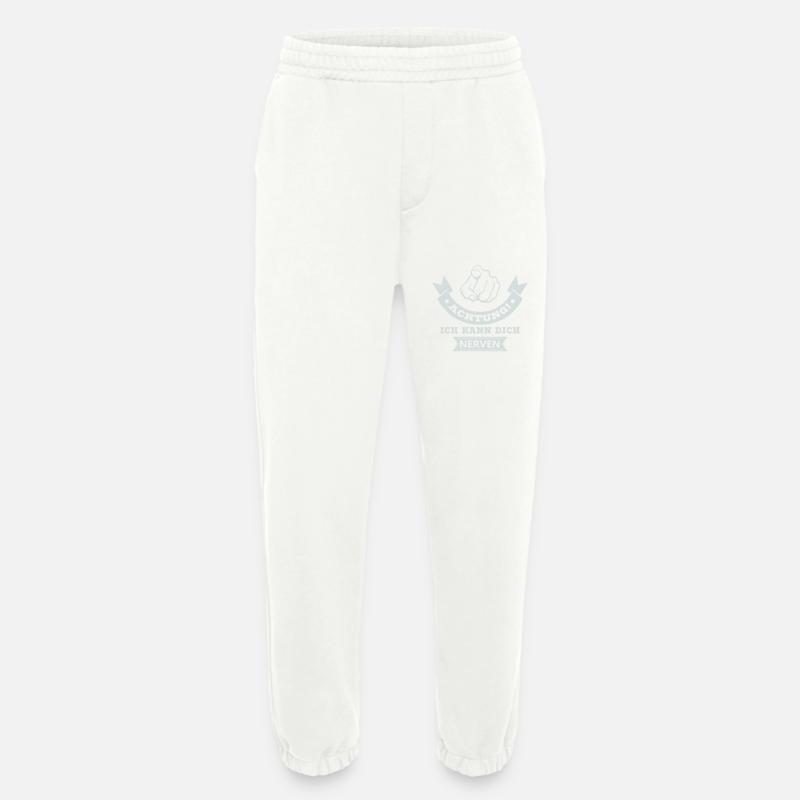 ich kann dich nerven - Heavyweight Jogginghose - made by SPREAD - OFF WHITE