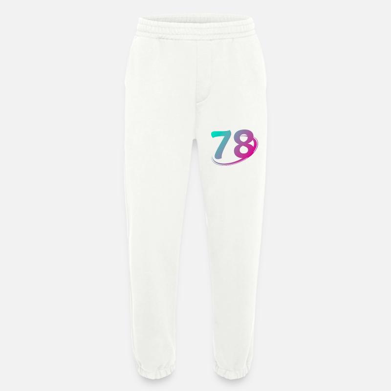 Nummer 78 mehrfarbig - Heavyweight Jogginghose - made by SPREAD  - OFF WHITE