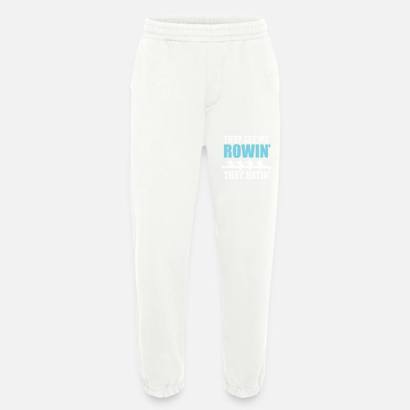 Rowing Team Funny Rowing - Heavyweight Jogging Pants - made by SPREAD  - OFF WHITE