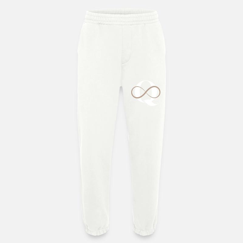 Unendlicher Buchstabe q - Heavyweight Jogginghose - made by SPREAD  - OFF WHITE
