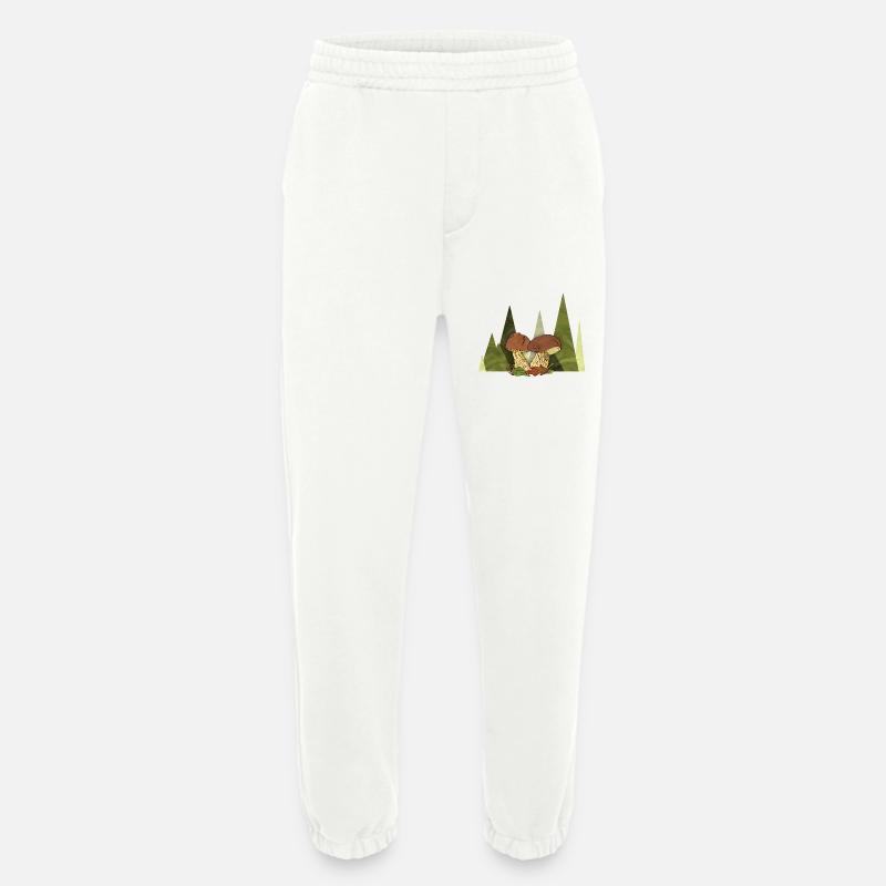 Pilze - Heavyweight Jogginghose - made by SPREAD  - OFF WHITE