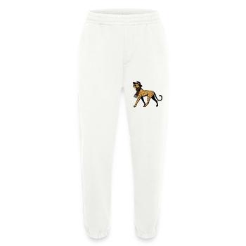 Leopard chic - Heavyweight Jogging Pants - made by SPREAD  - OFF WHITE - Front
