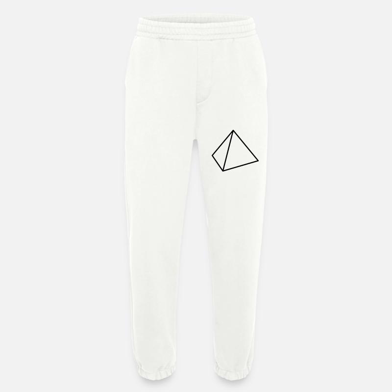 Schwarzer Tetraeder - Heavyweight Jogginghose - made by SPREAD  - OFF WHITE