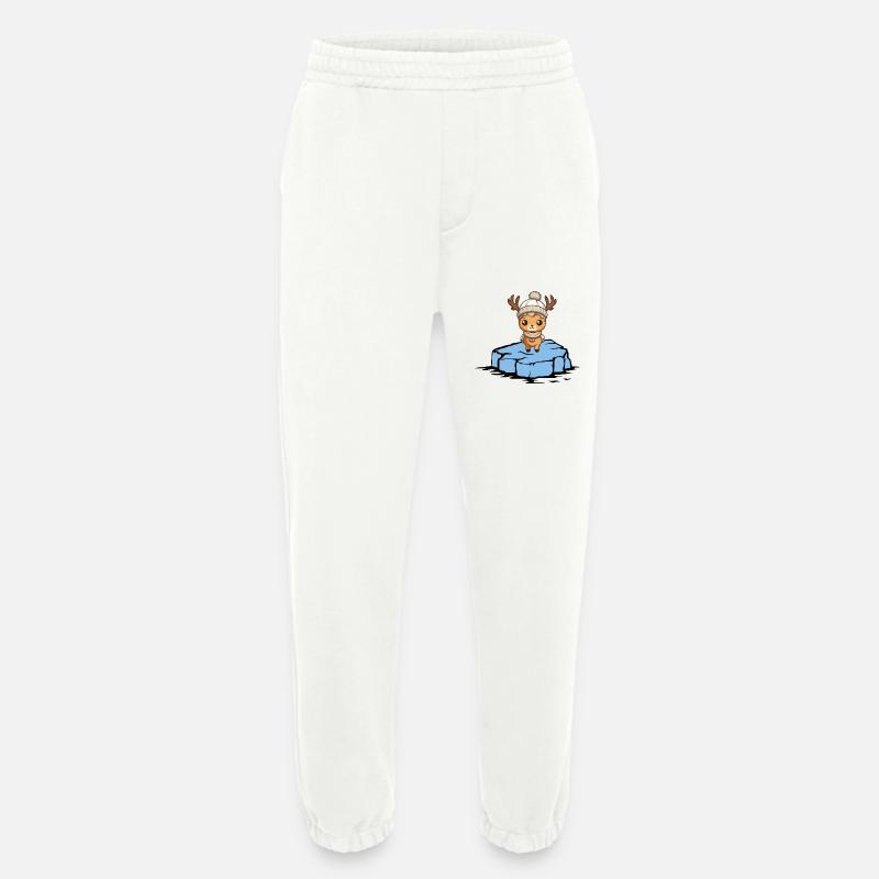 Reh Eisscholle - Heavyweight Jogginghose - made by SPREAD  - OFF WHITE