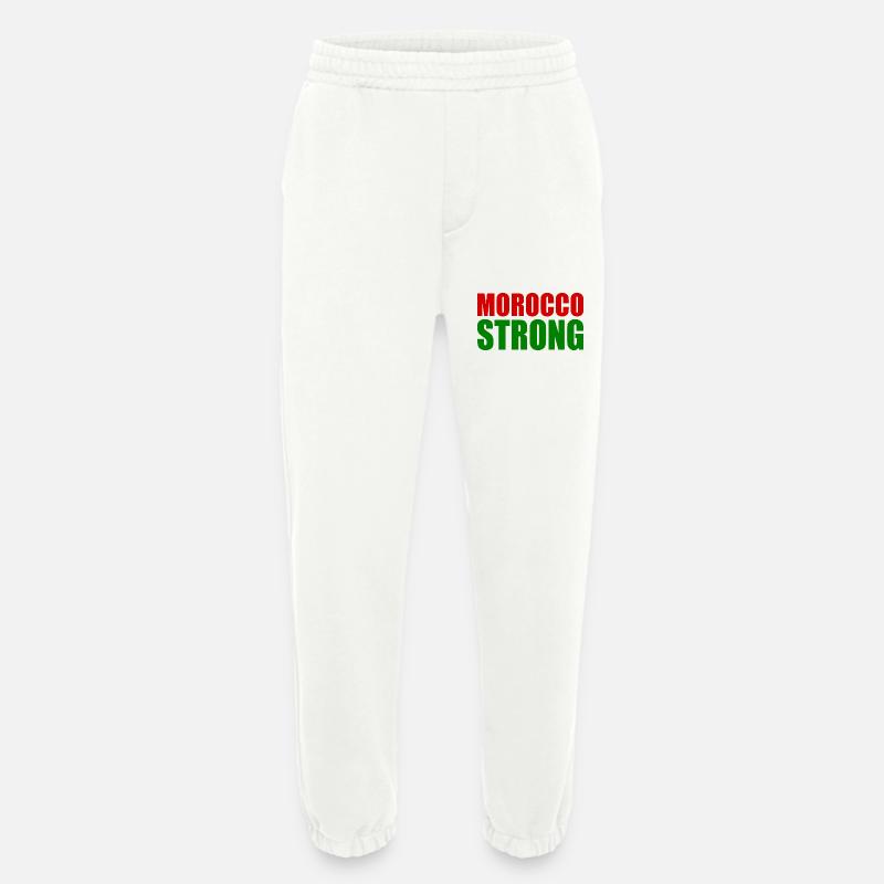 Morocco strong - Heavyweight Jogginghose - made by SPREAD  - OFF WHITE