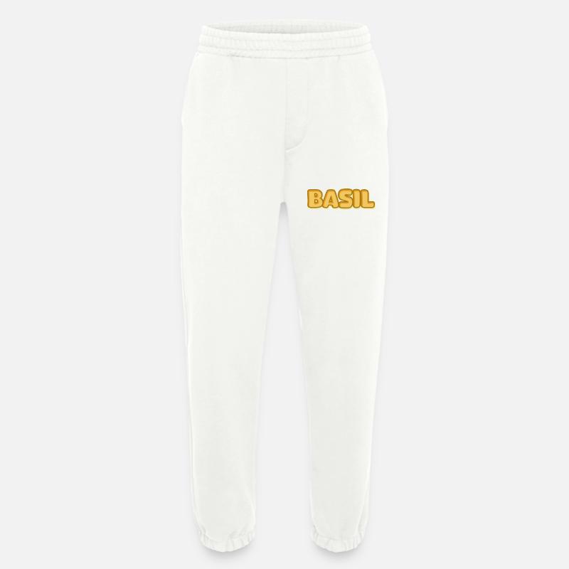 Basil Basil - Heavyweight Jogging Pants - made by SPREAD  - OFF WHITE