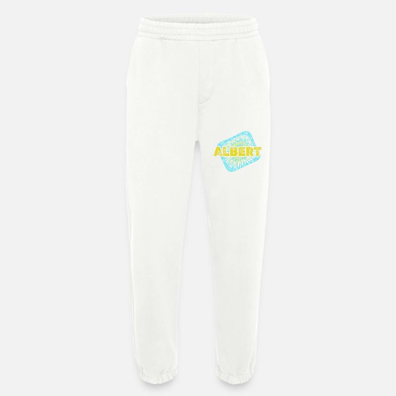 Albert as a leisure time - Heavyweight Jogging Pants - made by SPREAD  - OFF WHITE