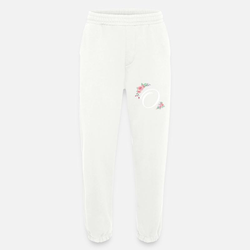 Buchstabe o Blumen - Heavyweight Jogginghose - made by SPREAD  - OFF WHITE
