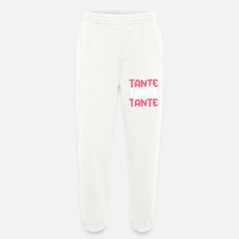 Harmonica Aunt Harmonica - Heavyweight Jogging Pants - made by SPREAD  - OFF WHITE