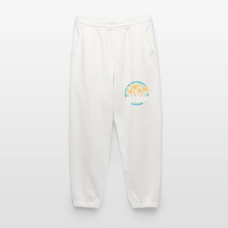 Chypre comme vacances Pantalon de jogging bio épais fabriqué en UE