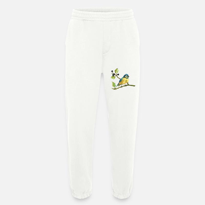 Bunter Vogel - Heavyweight Jogginghose - made by SPREAD - OFF WHITE