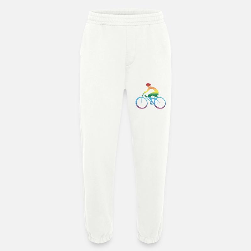 Cyclist - Heavyweight Jogging Pants - made by SPREAD  - OFF WHITE