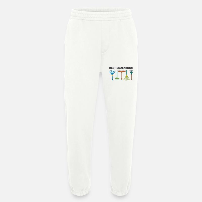 Computer centre - Heavyweight Jogging Pants - made by SPREAD  - OFF WHITE