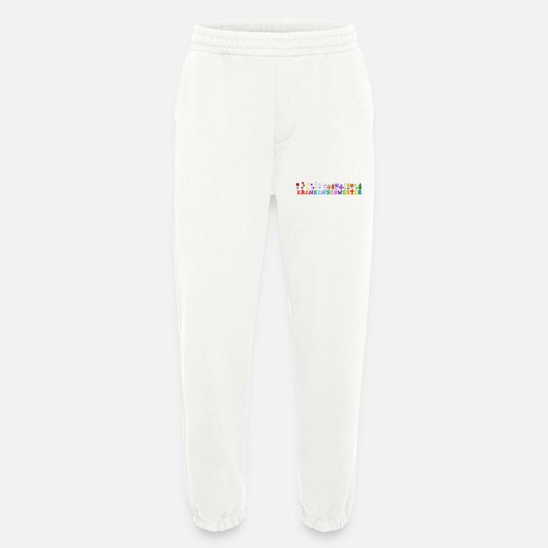 Krankenschwester Blumen Geschenk Notfall Medizin - Heavyweight Jogginghose - made by SPREAD  - OFF WHITE