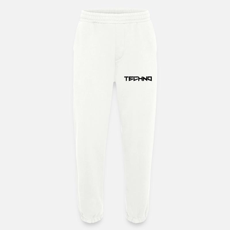 Techno - Heavyweight Jogging Pants - made by SPREAD  - OFF WHITE