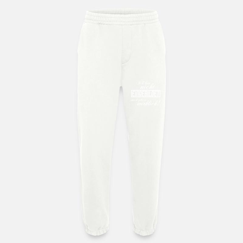 Ich bin nicht eingebildet - Heavyweight Jogginghose - made by SPREAD  - OFF WHITE