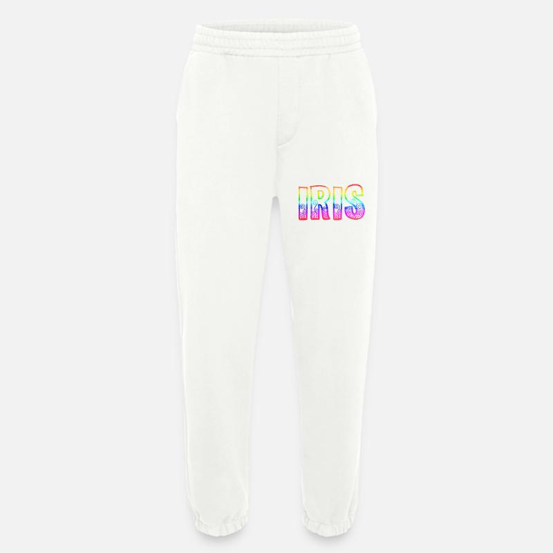 iris rs regenbogen - Heavyweight Jogginghose - made by SPREAD  - OFF WHITE