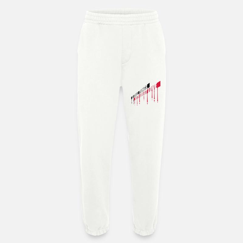 Zitat do small things - Heavyweight Jogginghose - made by SPREAD  - OFF WHITE