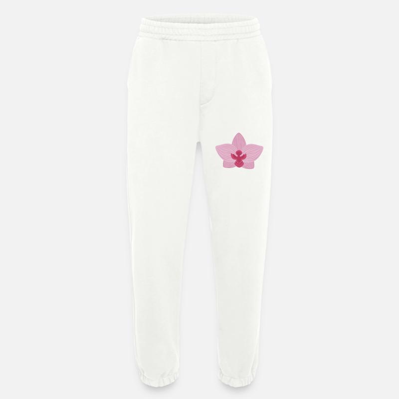 Flieder-Orchidee - Heavyweight Jogginghose - made by SPREAD  - OFF WHITE