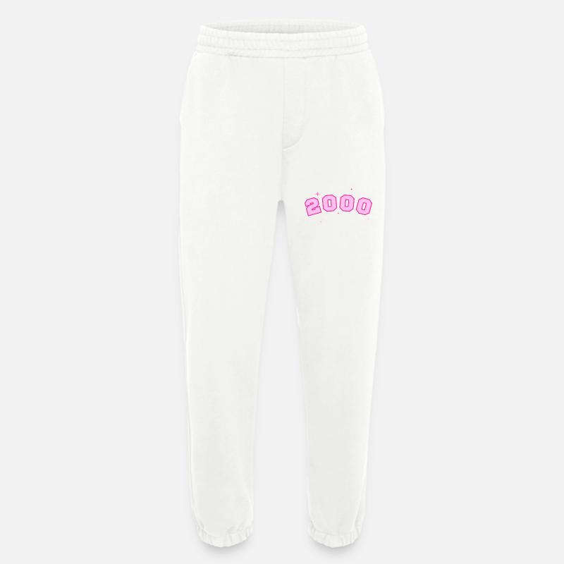 2000 Rosa Stern - Heavyweight Jogginghose - made by SPREAD  - OFF WHITE