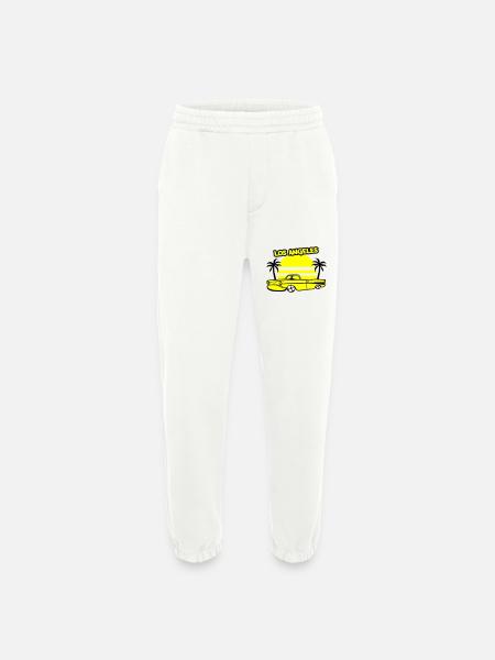 Los Angeles Lowrider - Heavyweight Jogging Pants - made by SPREAD - OFF WHITE
