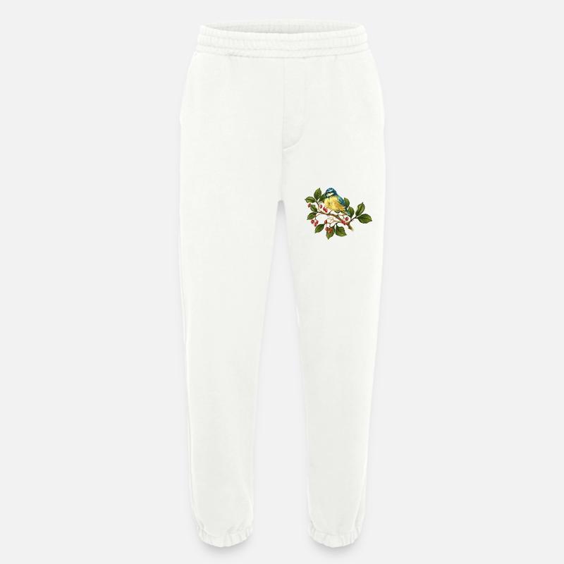 Bunter Vogel - Heavyweight Jogginghose - made by SPREAD  - OFF WHITE