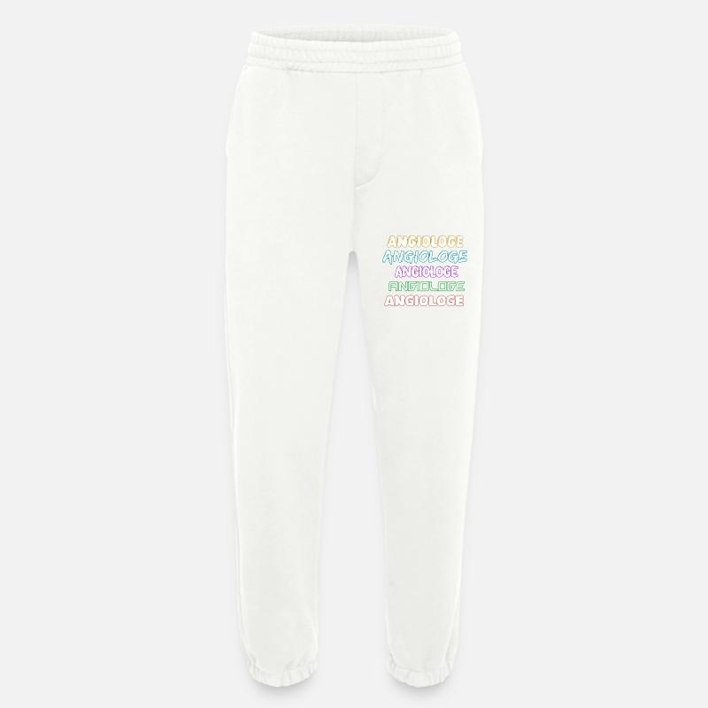 Angiologist as a job - Heavyweight Jogging Pants - made by SPREAD  - OFF WHITE