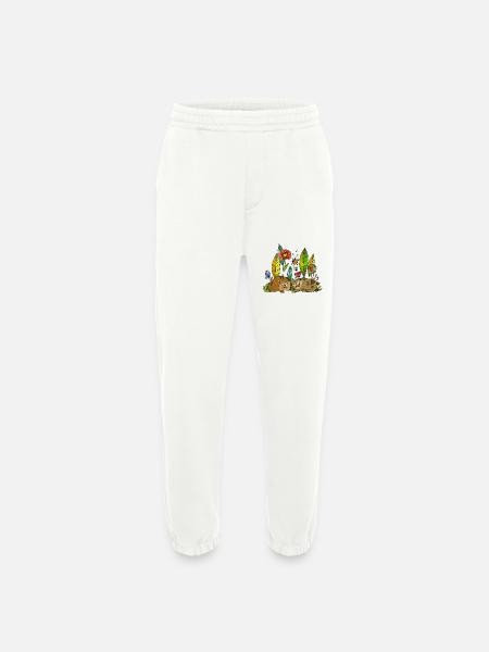 Cats - Heavyweight Jogging Pants - made by SPREAD - OFF WHITE