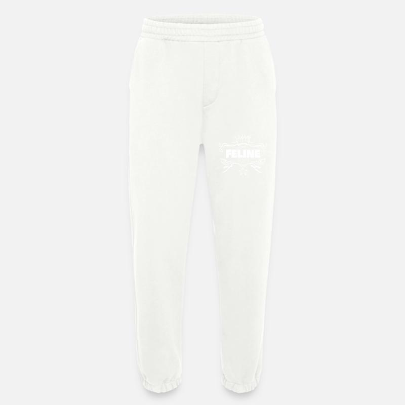 Feline - Heavyweight Jogginghose - made by SPREAD  - OFF WHITE