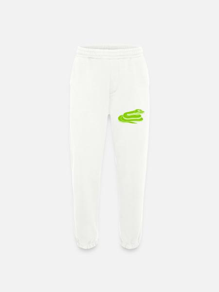 Design dangerous evil snake - Heavyweight Jogging Pants - made by SPREAD  - OFF WHITE