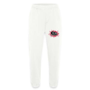 crypto is for virgins - Heavyweight Jogging Pants - made by SPREAD  - OFF WHITE - Front