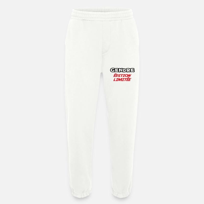 Limited edition GENDRE - Heavyweight Jogging Pants - made by SPREAD - OFF WHITE