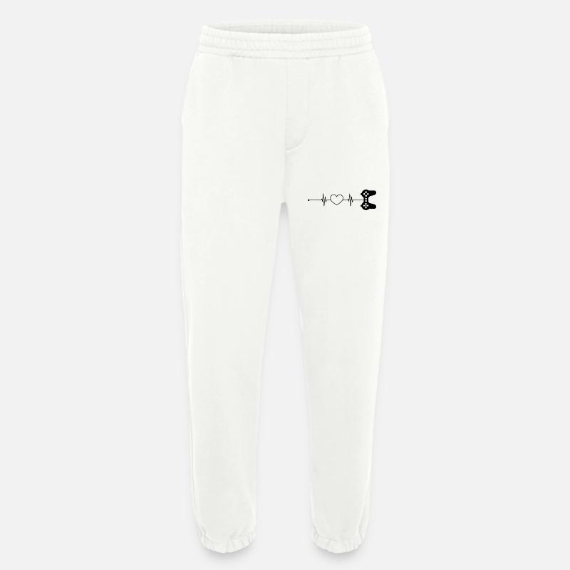 Herzschlag Spiele - Heavyweight Jogginghose - made by SPREAD  - OFF WHITE