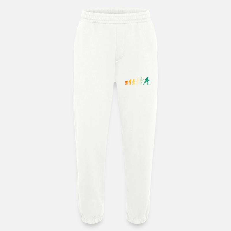 Hockey Players Evolution Hockey - Heavyweight Jogging Pants - made by SPREAD  - OFF WHITE